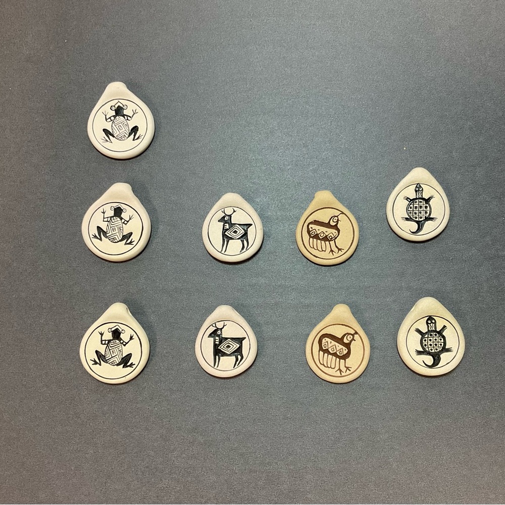 Native American symbol clay pendants jewelry for necklace